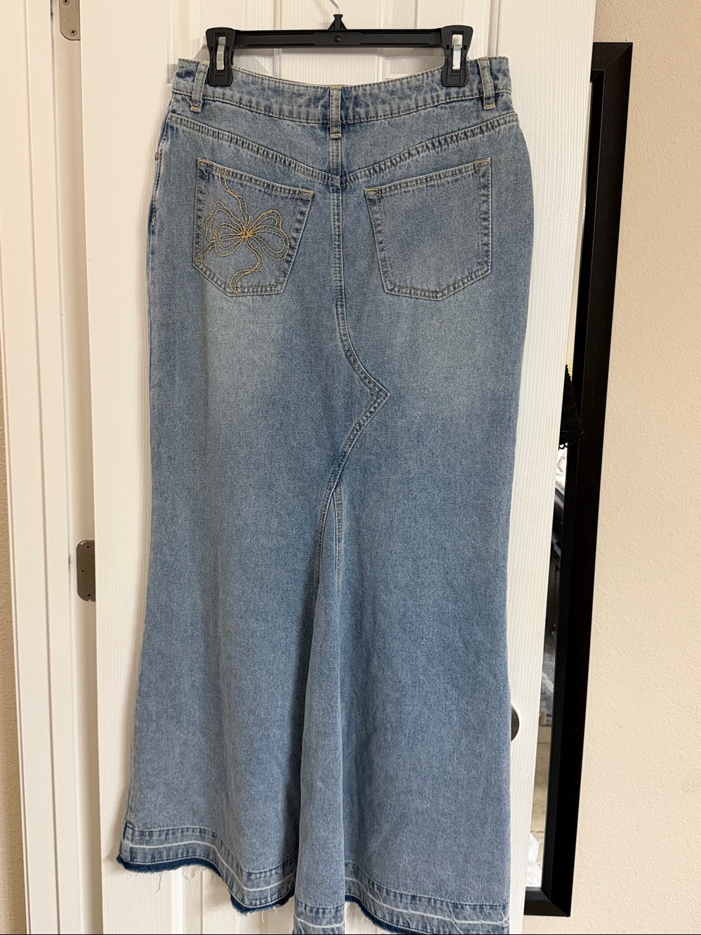 Love Shack Fancy Denim Skirt . NEW w/o tags . Size 30